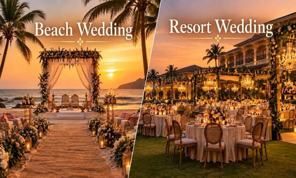 Beach Resort or Luxury Hotel: Which Is Better for a Goa Wedding
